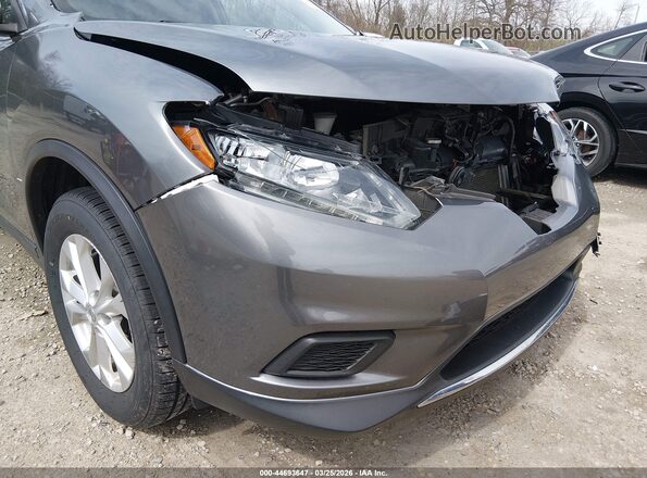 5N1AT2MVXGC796631 2016 NISSAN ROGUE Серый Вид спереди