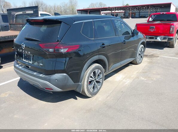 5N1AT3BA2MC811513 2021 NISSAN ROGUE Черный Задняя правая четверть