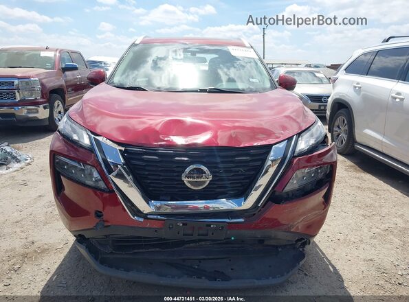 5N1AT3BA6MC819632 2021 NISSAN ROGUE Red Սարքավորումների վահանակի տեսք