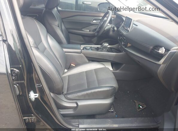 5N1AT3BB8MC813355 2021 NISSAN ROGUE Black წინა სალონის ხედი