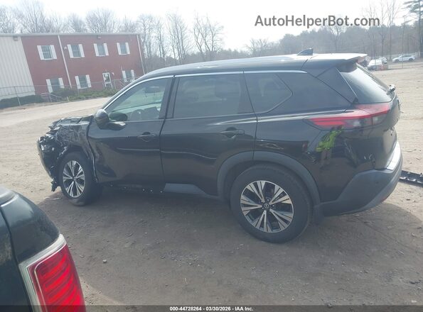 5N1AT3BB8MC813355 2021 NISSAN ROGUE Black უკანა სალონის ხედი