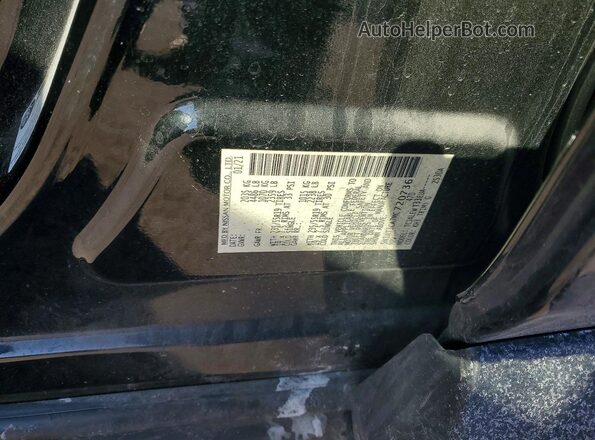 5N1AT3CA7MC720736 2021 NISSAN ROGUE Black VIN კოდის სტიკერის ხედი