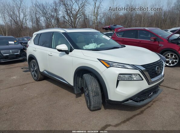 5N1AT3CB2MC771554 2021 NISSAN ROGUE White წინა მარჯვენა