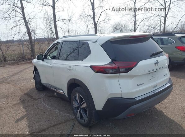 5N1AT3CB2MC771554 2021 NISSAN ROGUE White უკანა მარცხენა