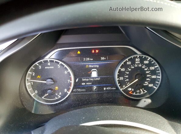 5N1AZ2AS7MC103647 2021 NISSAN MURANO Black Instrument cluster view