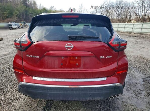 5N1AZ2CS0PC101966 2023 NISSAN MURANO Red უკანა ხედი
