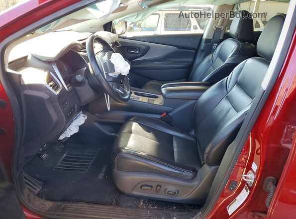5N1AZ2CS8PC125982 2023 NISSAN MURANO Red Widok wnętrza z przodu