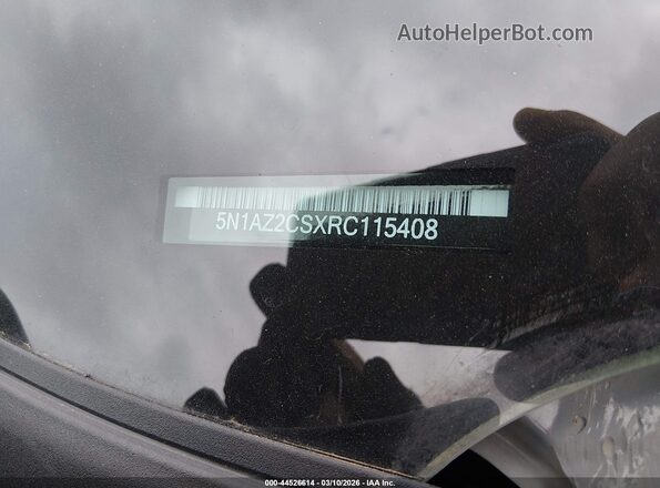 5N1AZ2CSXRC115408 2024 NISSAN MURANO Gray Engine compartment view