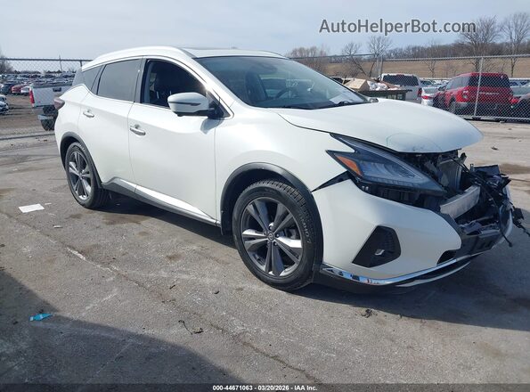 5N1AZ2DS2MC127768 2021 NISSAN MURANO Белый Передняя правая четверть