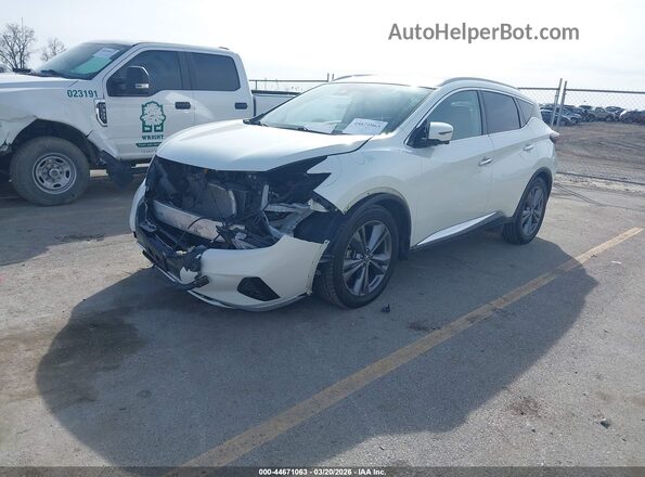 5N1AZ2DS2MC127768 2021 NISSAN MURANO Белый Передняя левая четверть