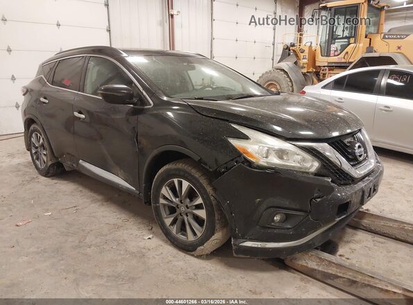 5N1AZ2MH2GN106545 2016 NISSAN MURANO Черный Передняя правая четверть