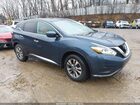 2016 Nissan Murano S Blue vin: 5N1AZ2MH3GN152000