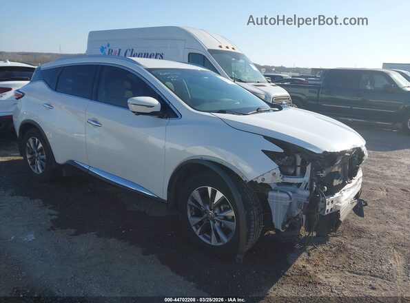5N1AZ2MH3HN196550 2017 NISSAN MURANO Белый Передняя правая четверть