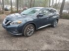 2018 Nissan Murano Sv Синий vin: 5N1AZ2MH7JN120352
