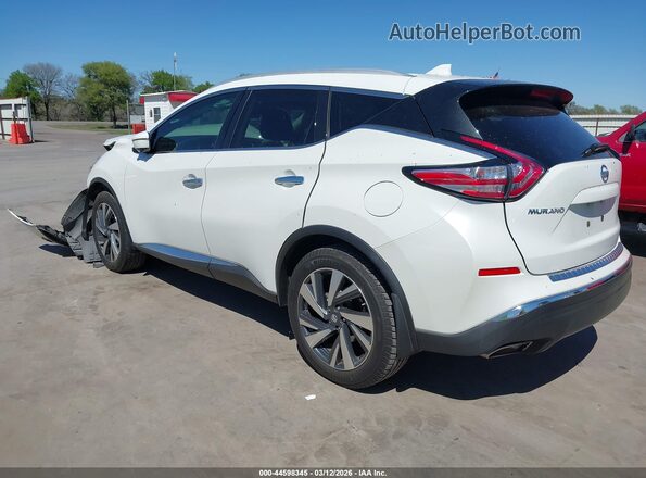 5N1AZ2MH8JN164490 2018 NISSAN MURANO Белый Задняя левая четверть