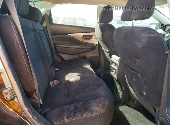 5N1AZ2MH8JN170015 2018 NISSAN MURANO Black Vista interior trasera