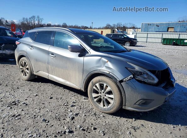 5N1AZ2MH9JN143387 2018 NISSAN MURANO Gray Przód prawy