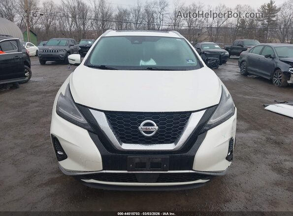 5N1AZ2MS0KN151584 2019 NISSAN MURANO White Rear interior view