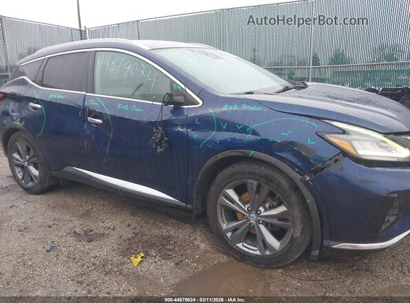 5N1AZ2MS7KN101720 2019 NISSAN MURANO Синий Вид спереди
