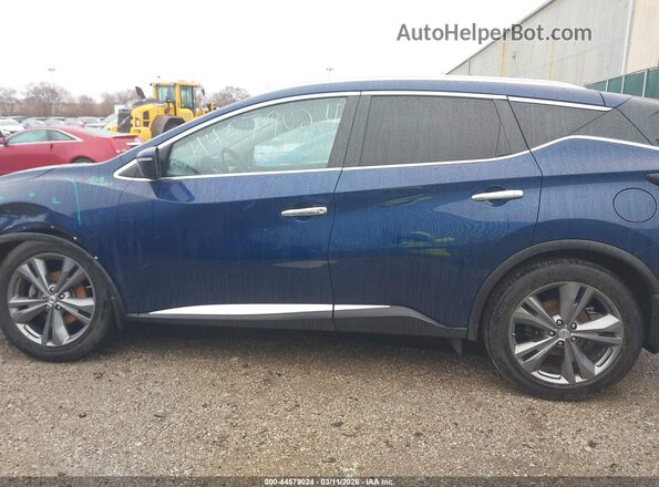 5N1AZ2MS7KN101720 2019 NISSAN MURANO Синий Панорамный вид салона 360°