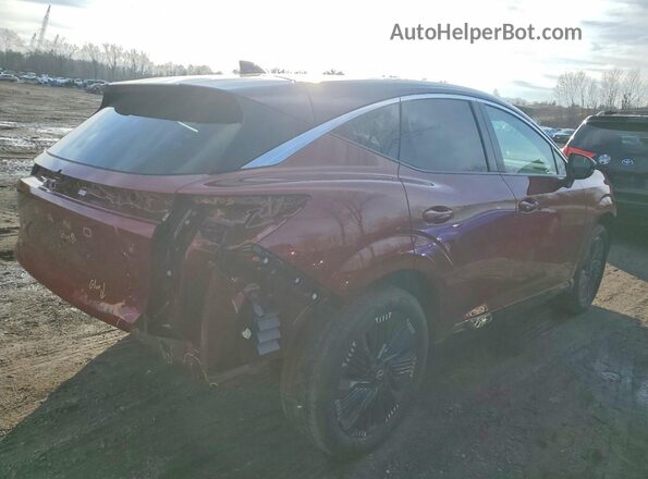 5N1AZ3DT6SC142253 2025 NISSAN MURANO Красный Задняя правая четверть