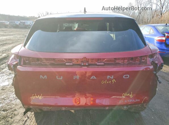5N1AZ3DT6SC142253 2025 NISSAN MURANO Красный Вид сзади