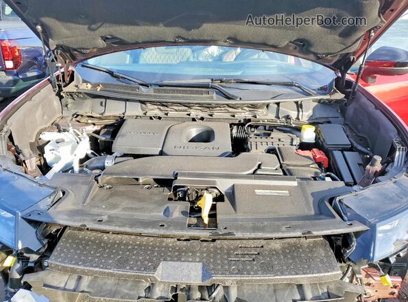 5N1AZ3DT6SC142253 2025 NISSAN MURANO Красный Вид задней части салона