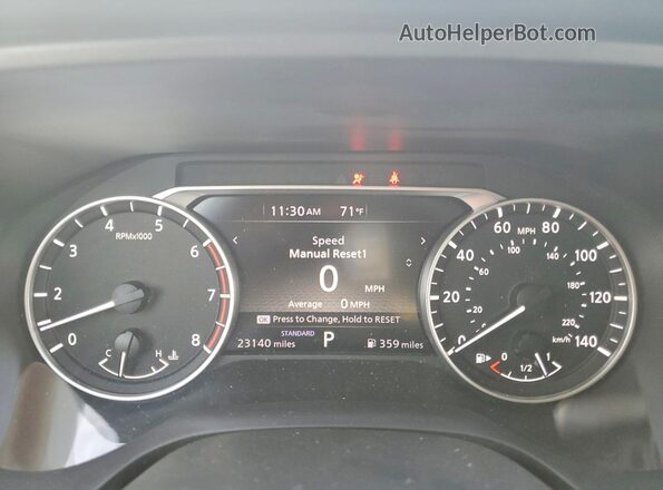 5N1BT3BA2SC815322 2025 NISSAN ROGUE Black Սարքավորումների վահանակի տեսք