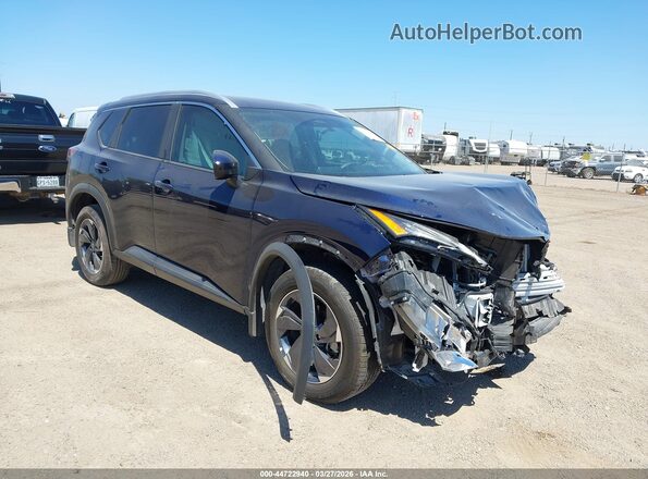 5N1BT3BA5SC856723 2025 NISSAN ROGUE Синий Передняя правая четверть