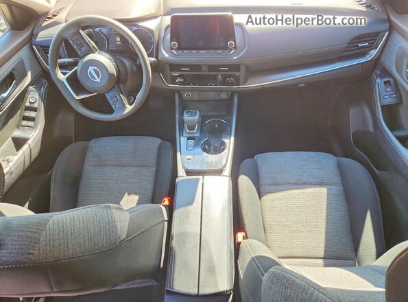 5N1BT3BA8PC903962 2023 NISSAN ROGUE Черный Вид панели приборов