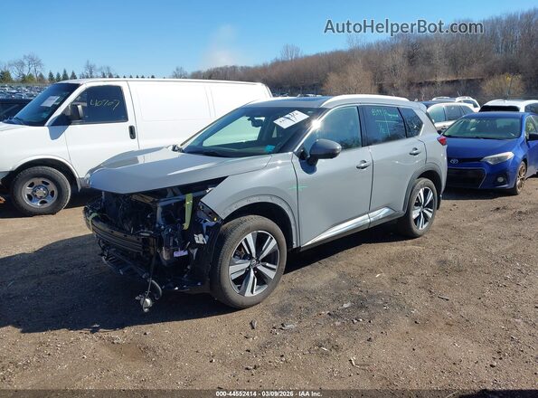 5N1BT3CB5PC934142 2023 NISSAN ROGUE Gray Vista tres cuartos delantera izquierda