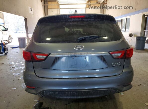 5N1DL0MM0HC523028 2017 INFINITI QX60 Gray Widok z tyłu