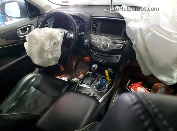 5N1DL0MM0HC523028 2017 INFINITI QX60 Gray Widok deski rozdzielczej