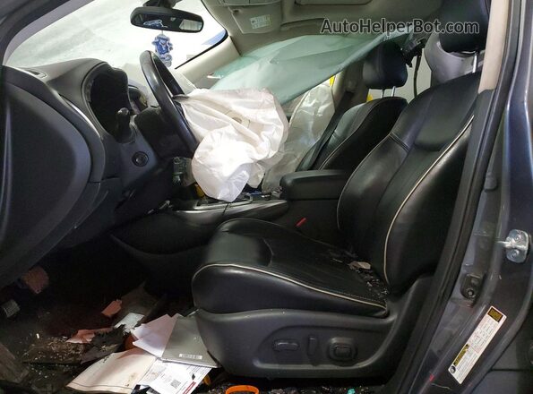 5N1DL0MM0HC523028 2017 INFINITI QX60 Gray Widok wnętrza z przodu