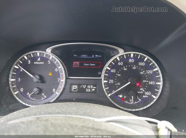 5N1DL0MM0HC526690 2017 INFINITI QX60 Blue უკანა სავარძლების ხედი