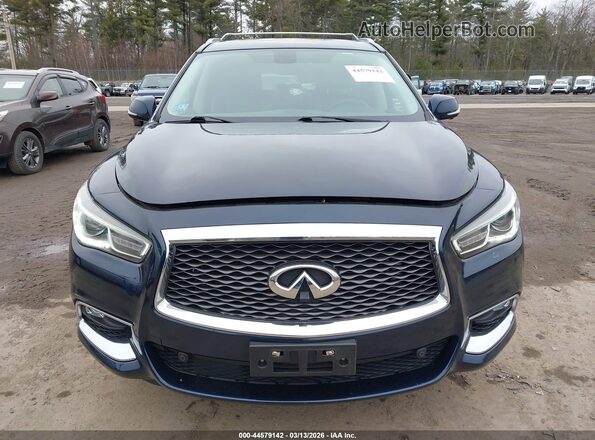 5N1DL0MM0HC541061 2017 INFINITI QX60 Dark Blue Вид щитка приладів