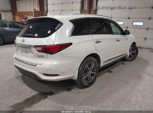 5N1DL0MM0KC507192 2019 INFINITI QX60 White Հետևի աջ