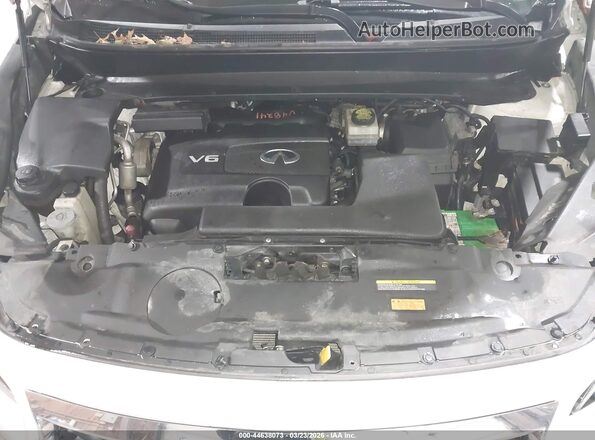 5N1DL0MM0KC507192 2019 INFINITI QX60 White Հետևի տեսք