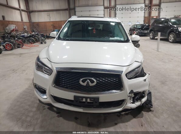 5N1DL0MM0KC507192 2019 INFINITI QX60 White Առջևի վահանակի տեսք