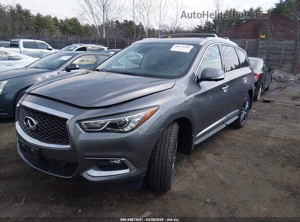 5N1DL0MM0KC523229 2019 INFINITI QX60 Gray Передня ліва чверть