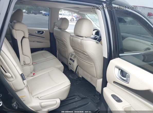 5N1DL0MM0KC561060 2019 INFINITI QX60 Black VIN კოდის სტიკერის ხედი
