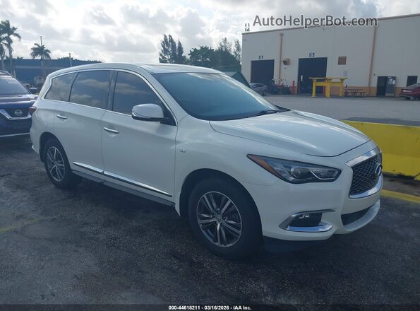 5N1DL0MM1HC506867 2017 INFINITI QX60 Белый Передняя правая четверть