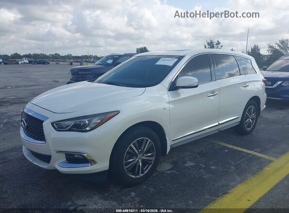 5N1DL0MM1HC506867 2017 INFINITI QX60 Белый Передняя левая четверть