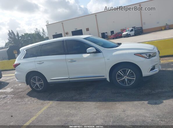 5N1DL0MM1HC506867 2017 INFINITI QX60 Белый Вид задней части салона