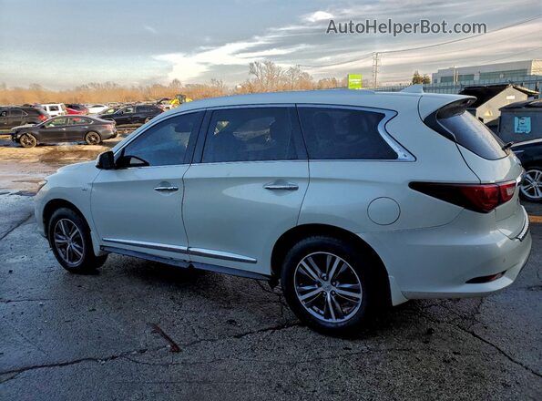 5N1DL0MM1JC512075 2018 INFINITI QX60 Белый Задняя левая четверть