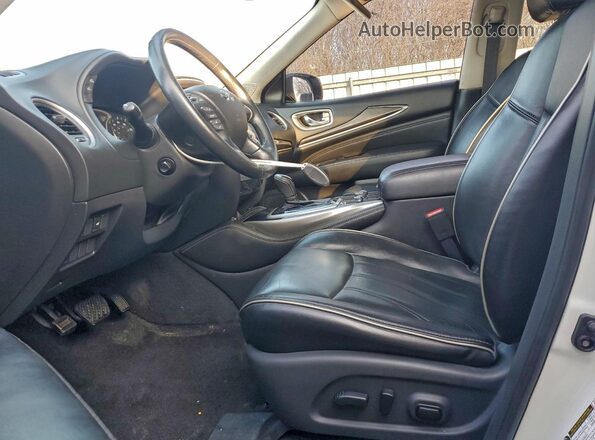 5N1DL0MM1JC512075 2018 INFINITI QX60 Белый Вид салона спереди