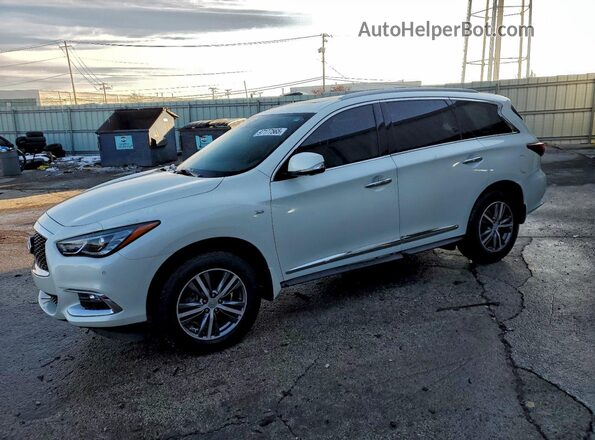5N1DL0MM1JC512075 2018 INFINITI QX60 Белый Передняя левая четверть