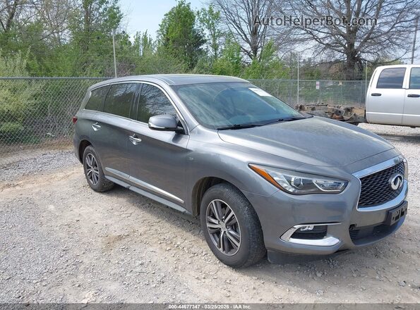 5N1DL0MM1JC523819 2018 INFINITI QX60 Gray Front right