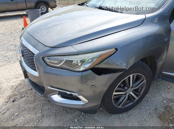 5N1DL0MM1JC523819 2018 INFINITI QX60 Gray Front view