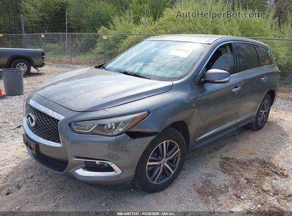 5N1DL0MM1JC523819 2018 INFINITI QX60 Gray Front left